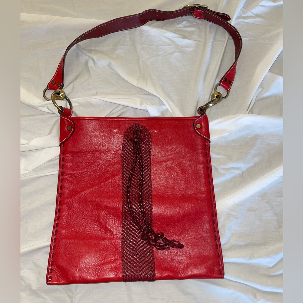 Red Leather Bag